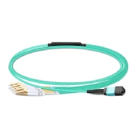 MPO to 4 Duplex LC OM3 50/125 Fanout Cable