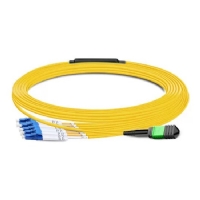 MPO to 4 Duplex LC Single Mode OS2 9/125 Fanout Cable